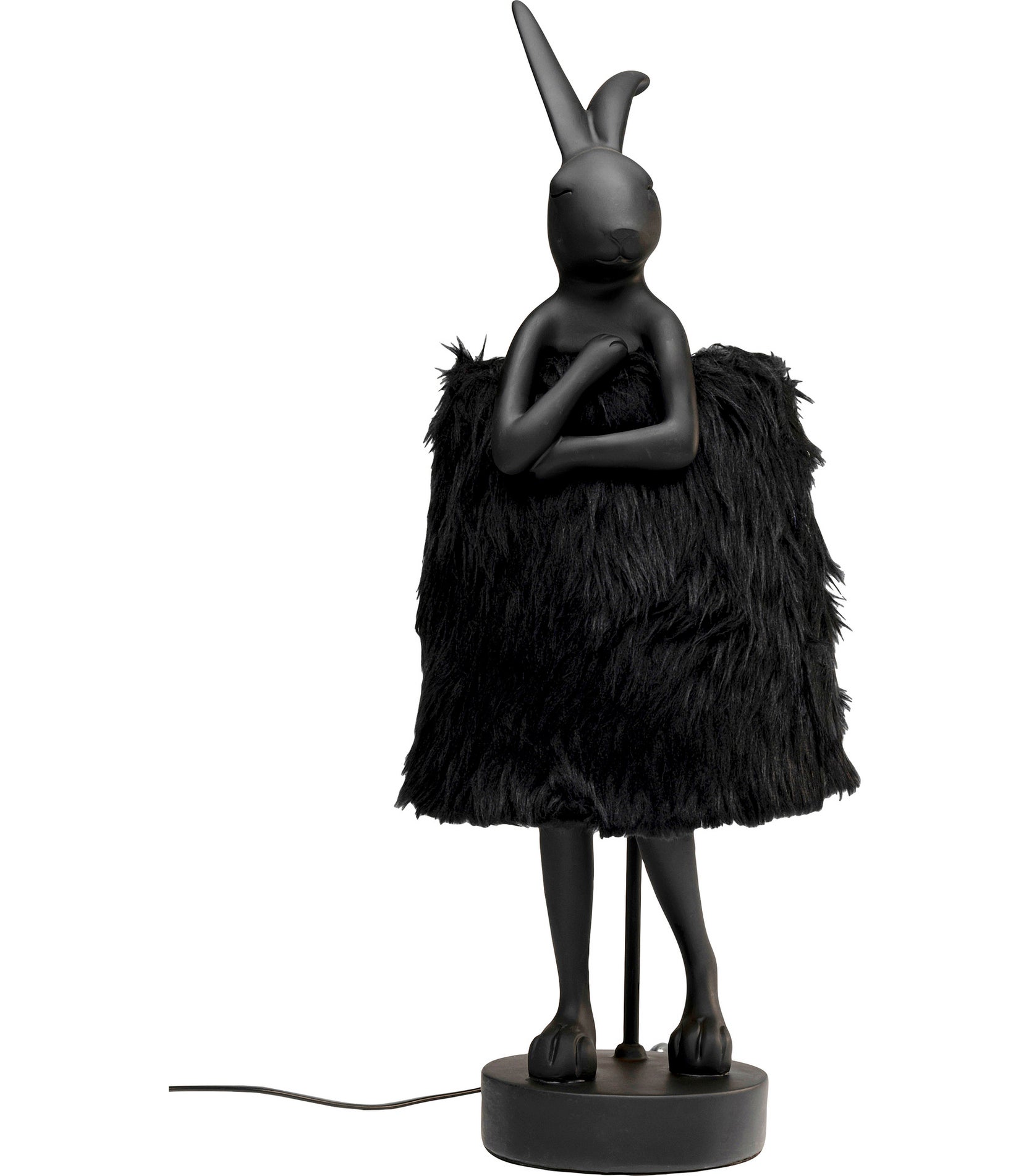 lampa-stolowa-czarna-krolik-abazur-futrzasty-68-cm-1-fh98c.jpg VEIOZĂ ANIMAL RABBIT FUR NEGRU/AURIU 68 CM