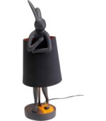VEIOZĂ ANIMAL RABBIT MATT NEAGRĂ 50CM