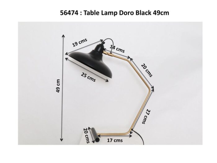 VEIOZĂ DORO NEGRU 49 CM