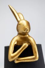 VEIOZĂ ANIMAL RABBIT AURIU/NEGRU 50CM