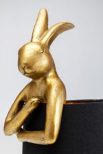 VEIOZĂ ANIMAL RABBIT AURIU/NEGRU 50CM
