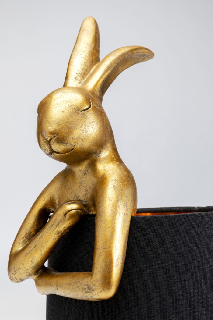 VEIOZĂ ANIMAL RABBIT AURIU/NEGRU 50CM