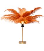 VEIOZĂ FEATHER PALM RUSTY RED 60 CM BAZA AURIE