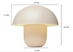 VEIOZĂ MUSHROOM BEJ 44 CM