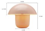 VEIOZĂ MUSHROOM PEACH 27 CM