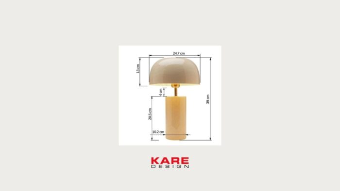 VEIOZĂ LOUNGY ECRU ALB 38 CM