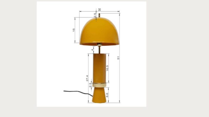 VEIOZĂ JOSY GALBEN 51 CM