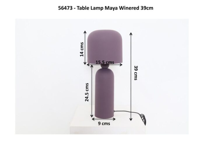 VEIOZĂ MAYA PLUM 39 CM