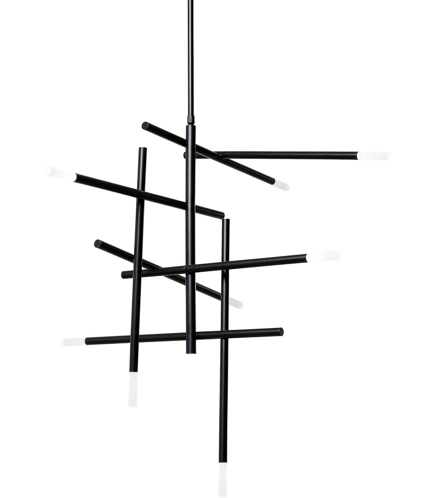 lampa-wiszaca-czarna-do-salonu-g9-125x170-cm-1-yf5x1.jpg LUSTRĂ NEAGRĂ DIN OȚEL STICKS SCHWARZ 125X170 CM
