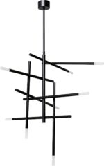 LUSTRĂ NEAGRĂ DIN OȚEL STICKS SCHWARZ 125X170 CM