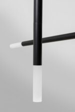 LUSTRĂ NEAGRĂ DIN OȚEL STICKS SCHWARZ 125X170 CM