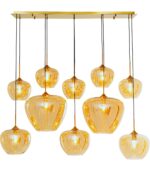 LUSTRĂ TIP PENDUL SPHERE AMBER 160 CM