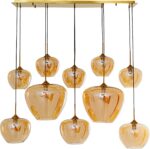 LUSTRĂ TIP PENDUL SPHERE AMBER 160 CM