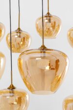 LUSTRĂ TIP PENDUL SPHERE AMBER 160 CM