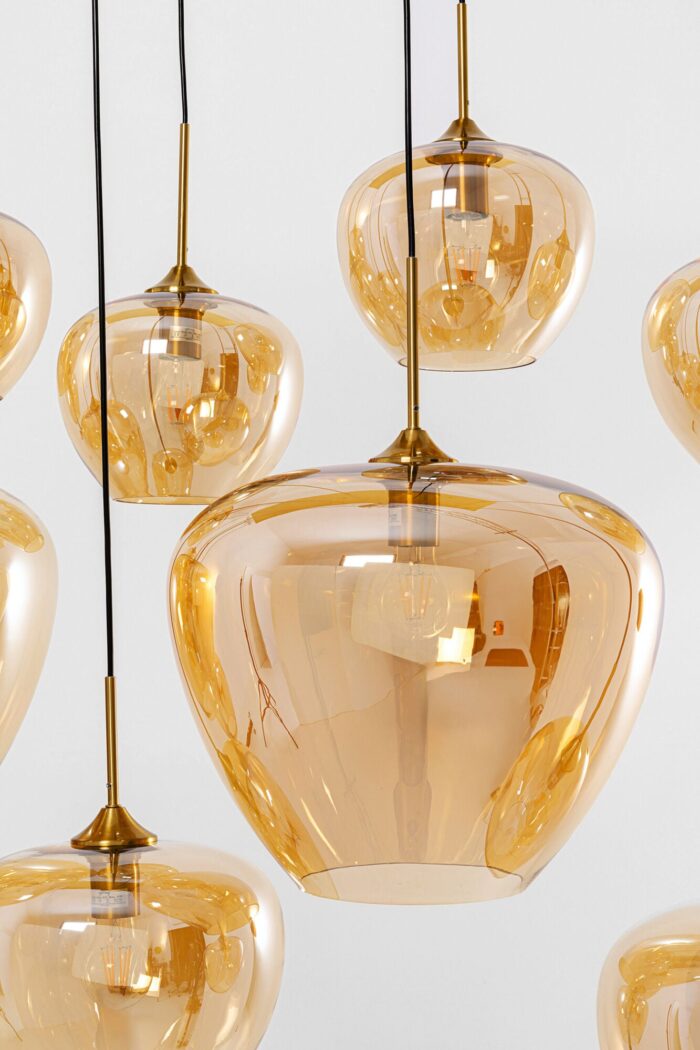 LUSTRĂ TIP PENDUL SPHERE AMBER 160 CM
