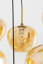 LUSTRĂ TIP PENDUL SPHERE AMBER 160 CM