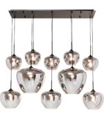 LUSTRĂ TIP PENDUL SPHERE SMOKE 160 CM