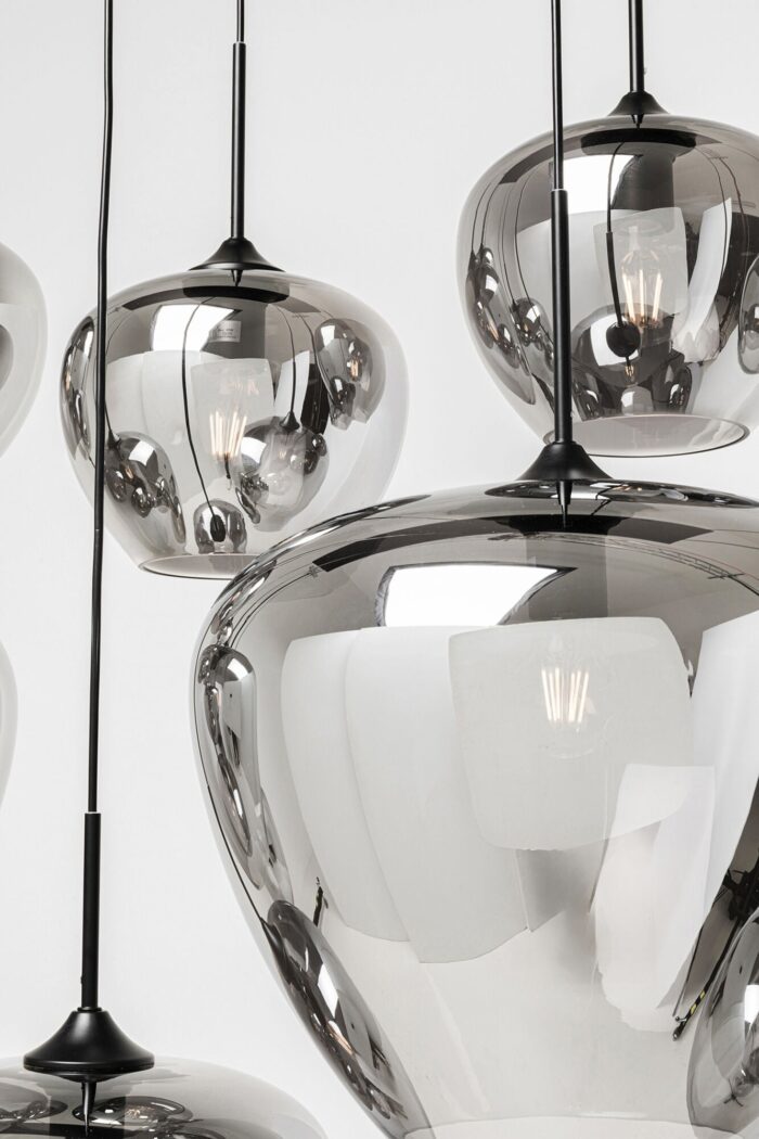 LUSTRĂ TIP PENDUL SPHERE SMOKE 160 CM