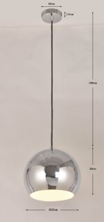 PENDUL CALDAIA SILVER Ø25 CM