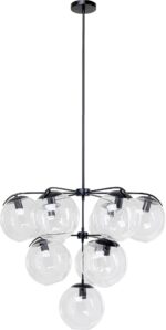 PENDUL LASMINA BUNCH NEGRU Ø91 CM