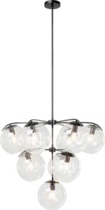 PENDUL LASMINA BUNCH NEGRU Ø91 CM