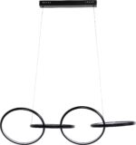 LUSTRĂ LED GALAXY NEGRU 155 CM