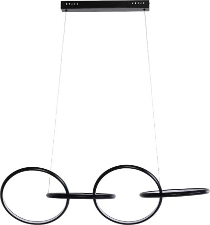 LUSTRĂ LED GALAXY NEGRU 155 CM