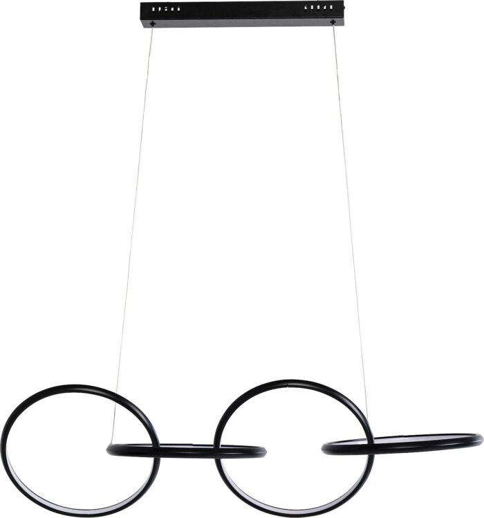 LUSTRĂ LED GALAXY NEGRU 155 CM