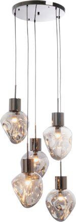 LUSTRĂ SUPERNOVA SMOKY CINQUE Ø50 CM