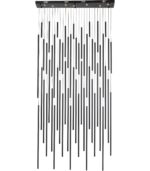LUSTRĂ LED XXL LIVING VEGAS DELUXE NEGRU 154X320 CM