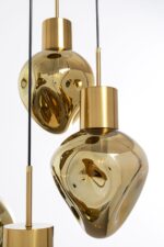 LUSTRĂ TIP PENDUL SUPERNOVA AMBER CINQUE Ø50 CM