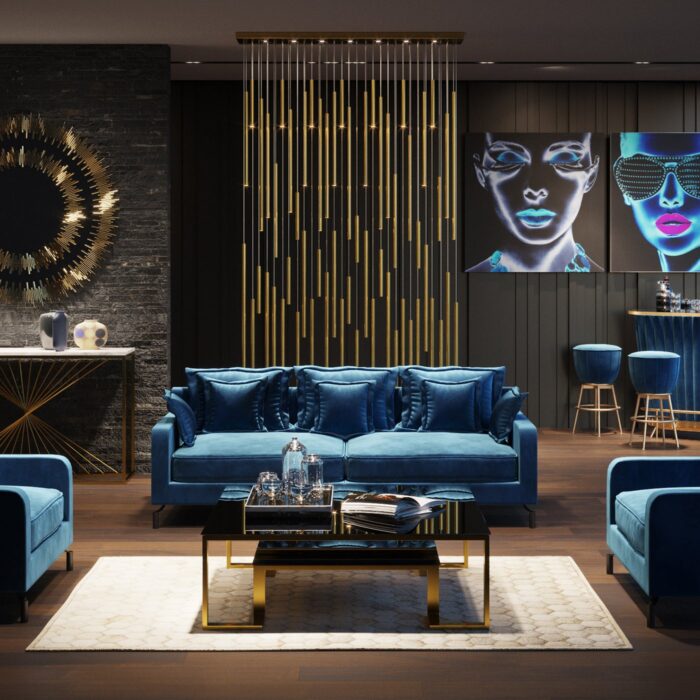LUSTRĂ LIVING VEGAS DELUXE CANARU LED