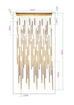 LUSTRĂ LIVING VEGAS DELUXE CANARU LED
