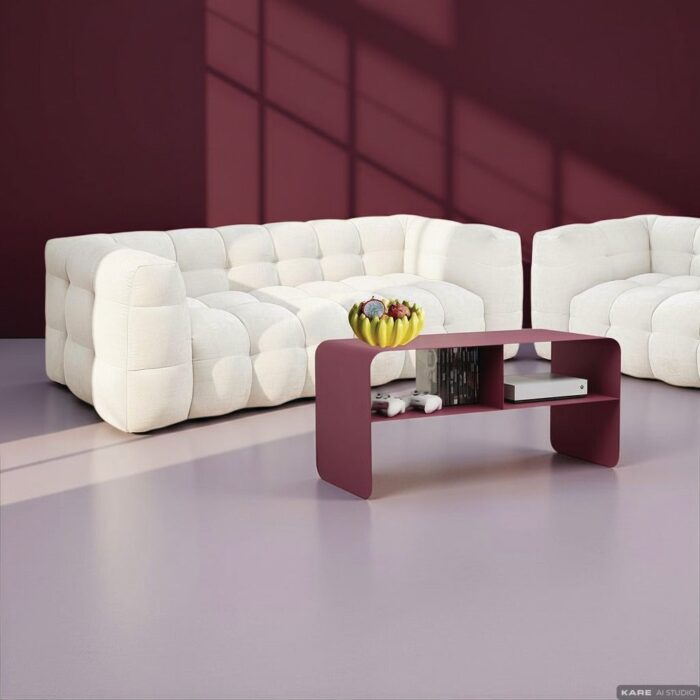 COMODA JOASA LOUNGE M BERRY 90X44CM