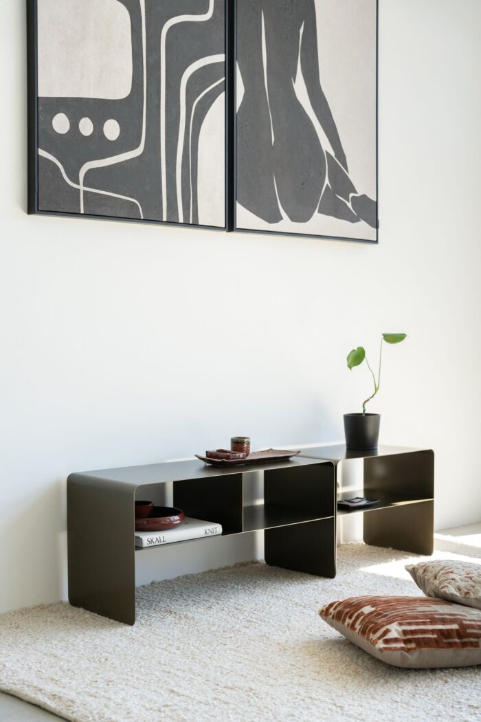 COMODA JOASA LOUNGE M BRONZE 90X44CM