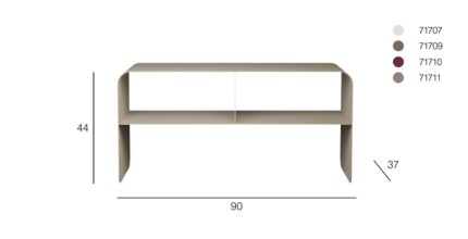 COMODA JOASA LOUNGE M TAUPE 90X44CM