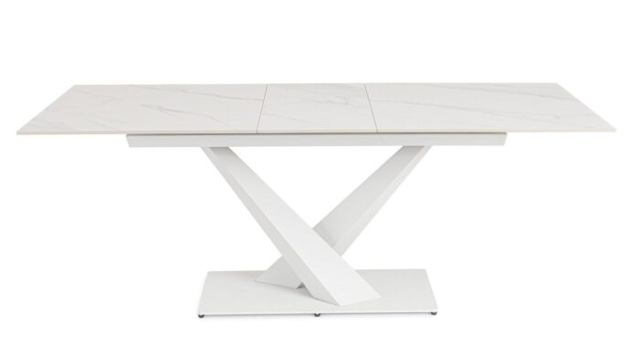Masă Extensibilă Johannes 160/200x90 Alb – imagine 4