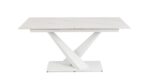 Masă Extensibilă Johannes 160/200x90 Alb – imagine 5