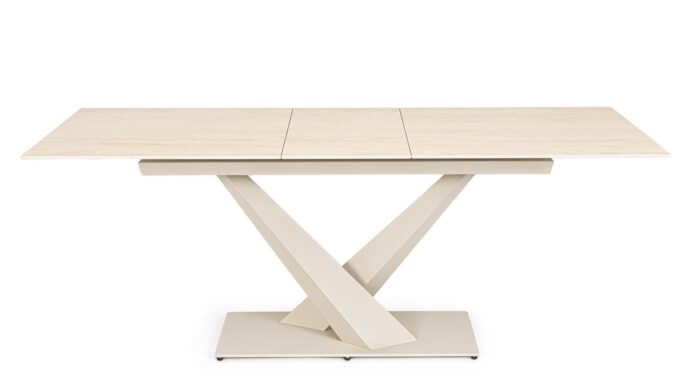 Masă Extensibilă Johannes 160/200x90 Fildeș – imagine 3
