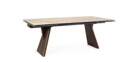Masă Extensibilă Maikki 200/300x100 Nuc/Onix – imagine 2