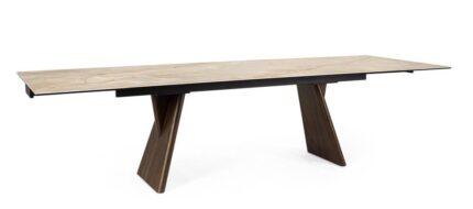 Masă Extensibilă Maikki 200/300x100 Nuc/Onix