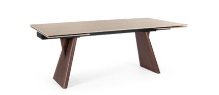 Masă Extensibilă Maikki 200/300x100 Nuc/Travertin – imagine 2