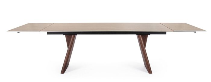 Masă Extensibilă Maikki 200/300x100 Nuc/Travertin – imagine 4