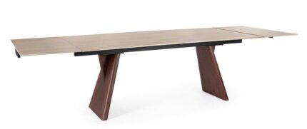 Masă Extensibilă Maikki 200/300x100 Nuc/Travertin