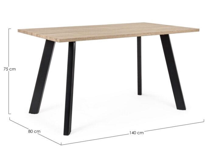 Masă Giant Blat Deschis 140x80 – imagine 2