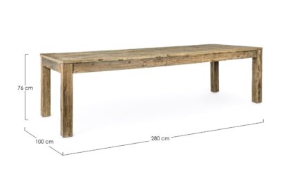 Masă Kaily 280x100 – imagine 2