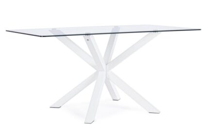 Masă May Picior Alb 160x90