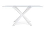 Masă May Picior Alb 160x90 – imagine 3