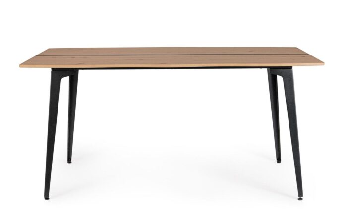 Masă Melys Natur/Negru 160x75 – imagine 2