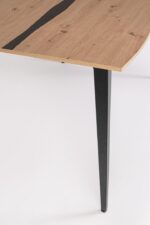 Masă Melys Natur/Negru 160x75 – imagine 3
